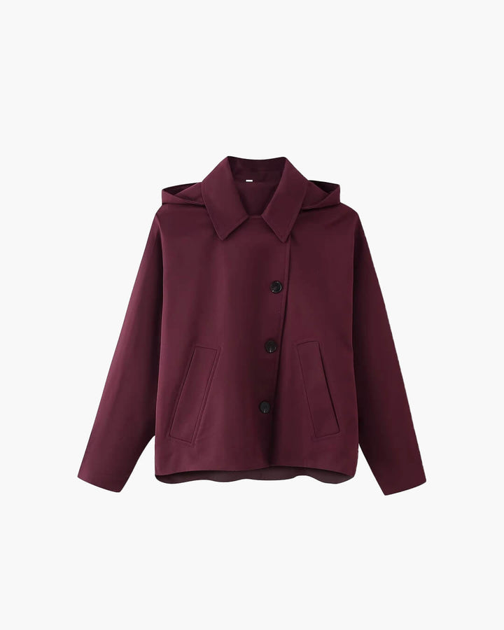 Stilla | Hætte Trench Coat