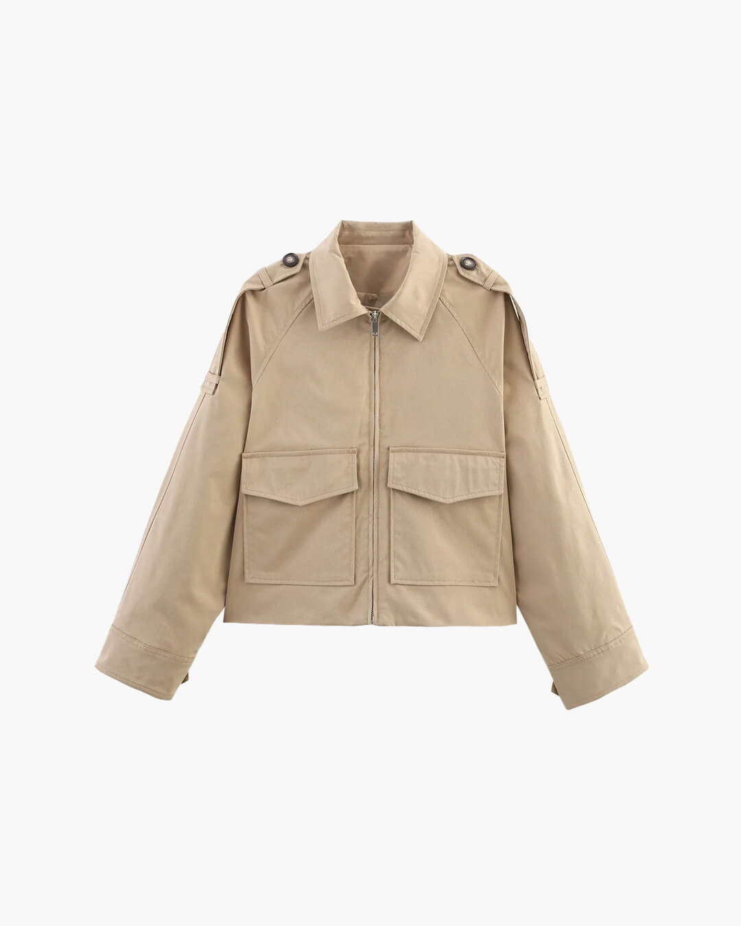 Stilla | Cropped Trench Coat