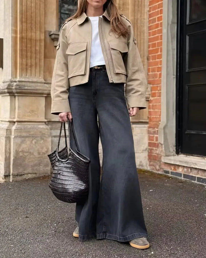 Stilla | Cropped Trench Coat