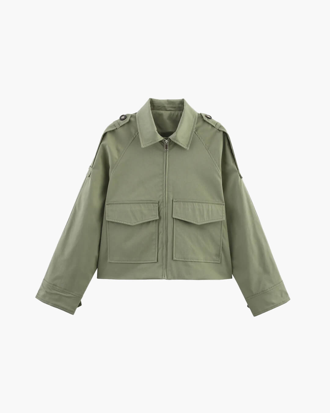 Stilla | Cropped Trench Coat