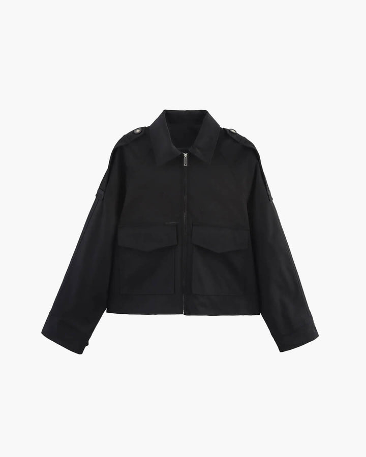 Stilla | Cropped Trench Coat