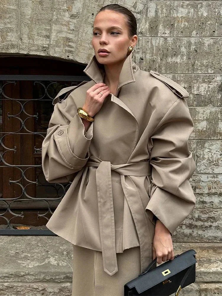 Stilla | Oversized Bælte Trench Coat