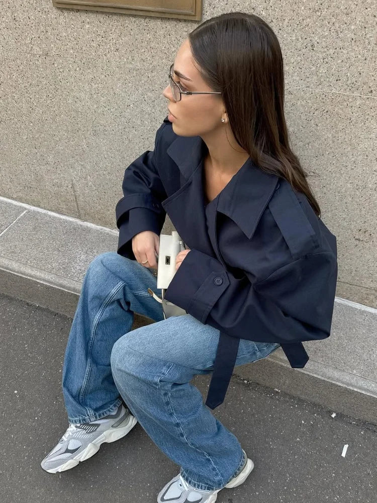 Stilla | Oversized Bælte Trench Coat