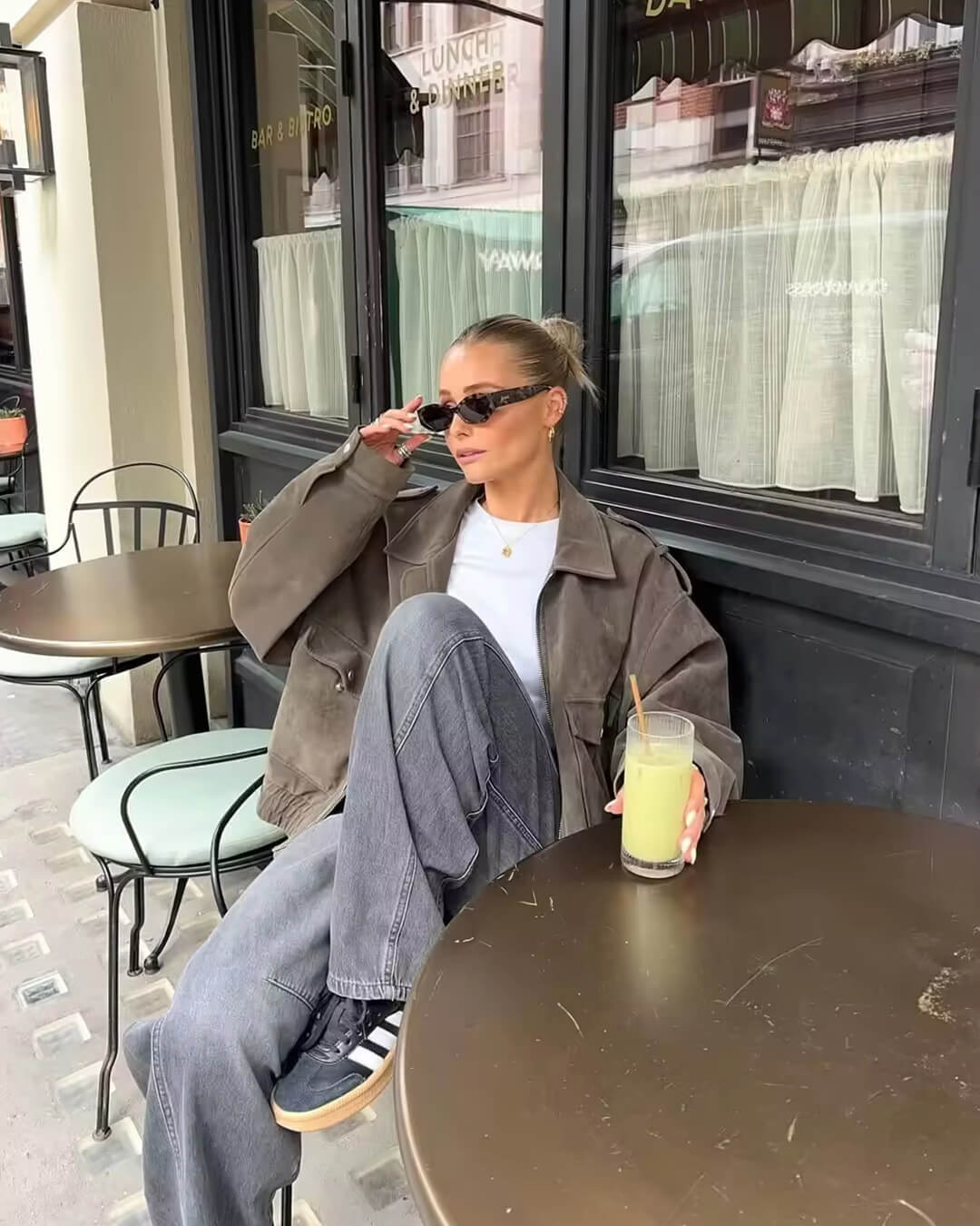 Stilla | Suede-Pilot Jakke