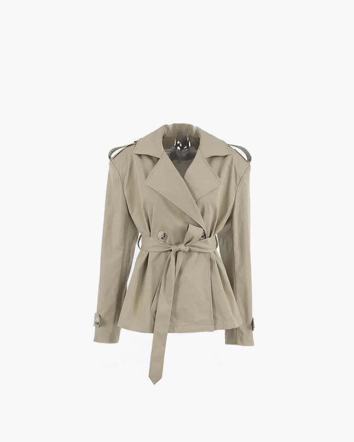 Stilla | Crop Trench Coat