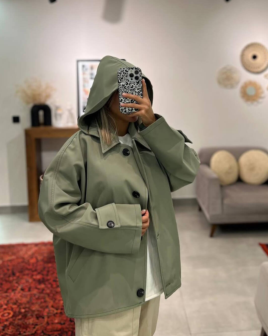 Stilla | Hætte Windbreaker Jakke