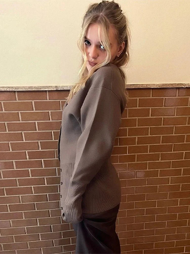 Stilla | V-Hals Strik Cardigan