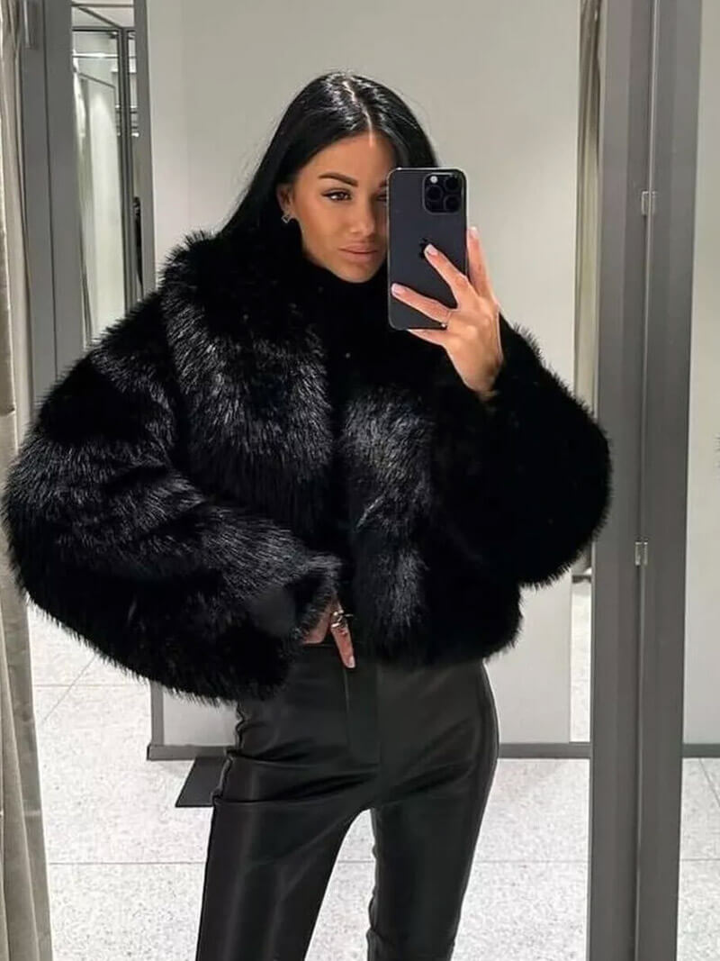 Stilla | Faux Fur Frakke