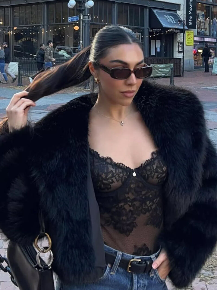 Stilla | Faux Fur Frakke