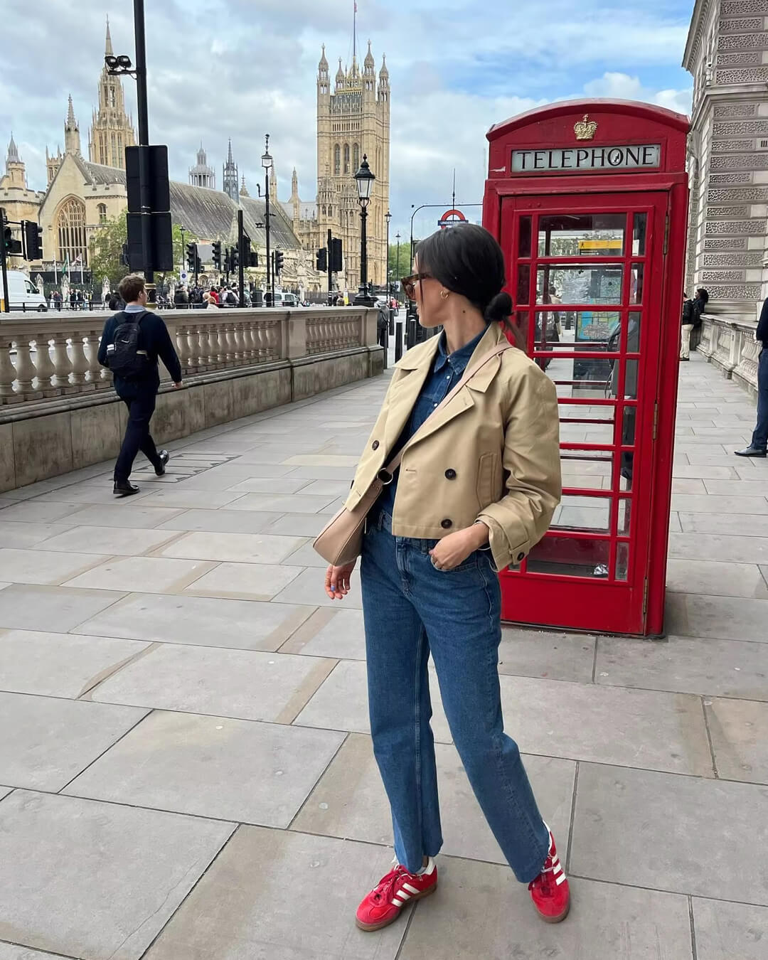 Stilla | Cropped Trenchcoat