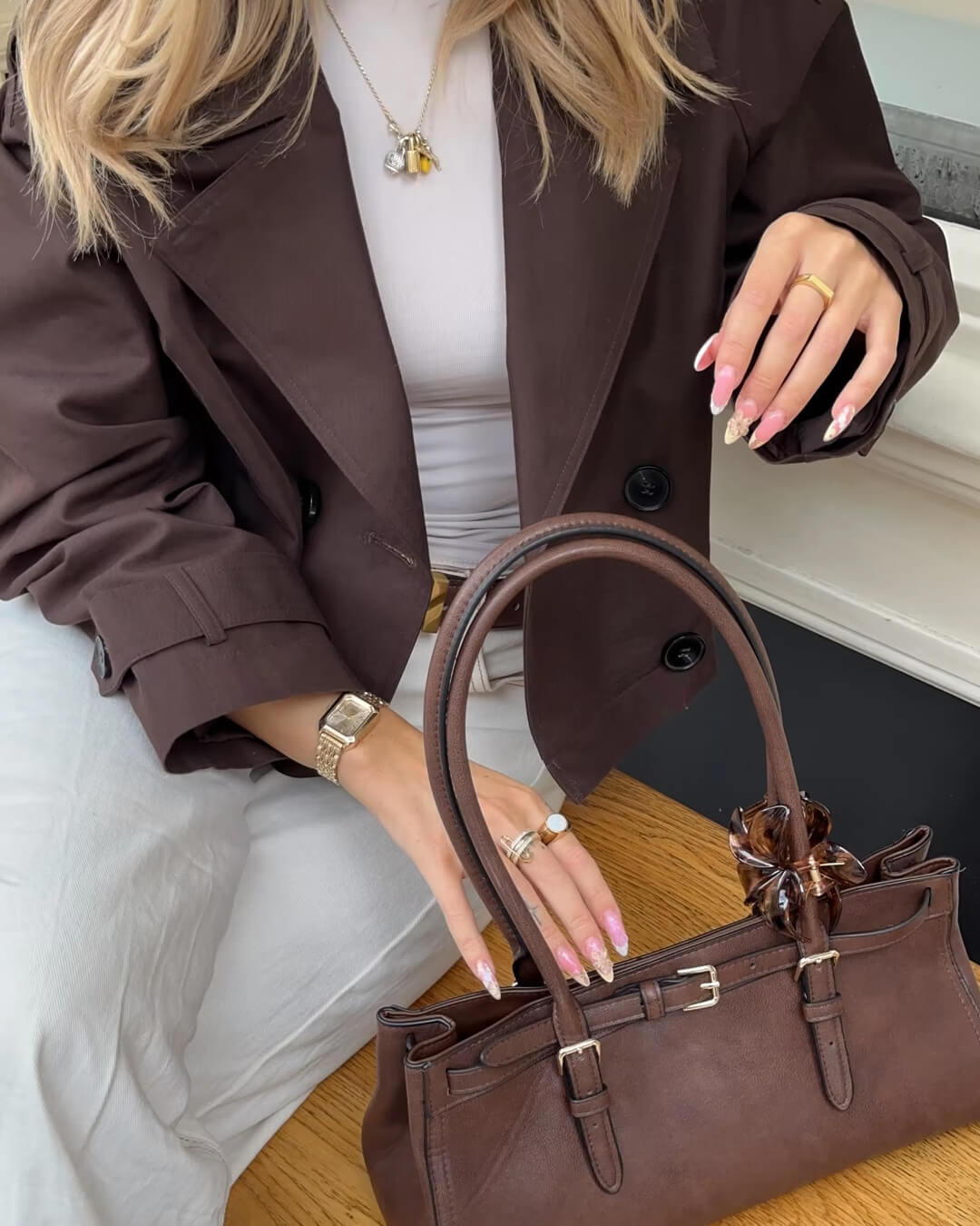 Stilla | Cropped Trenchcoat