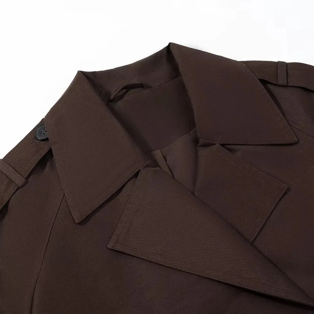 Stilla | Cropped Trenchcoat
