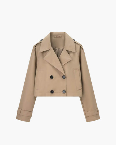 Stilla | Cropped Trenchcoat