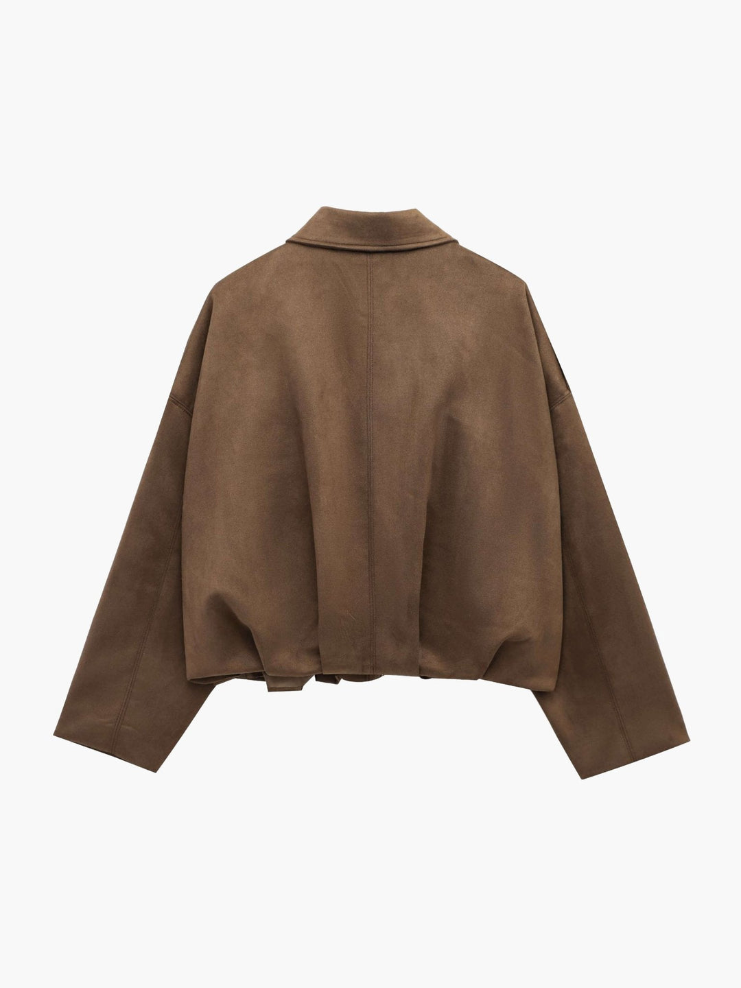 Stilla | Syntetisk Suede Bomberjakke