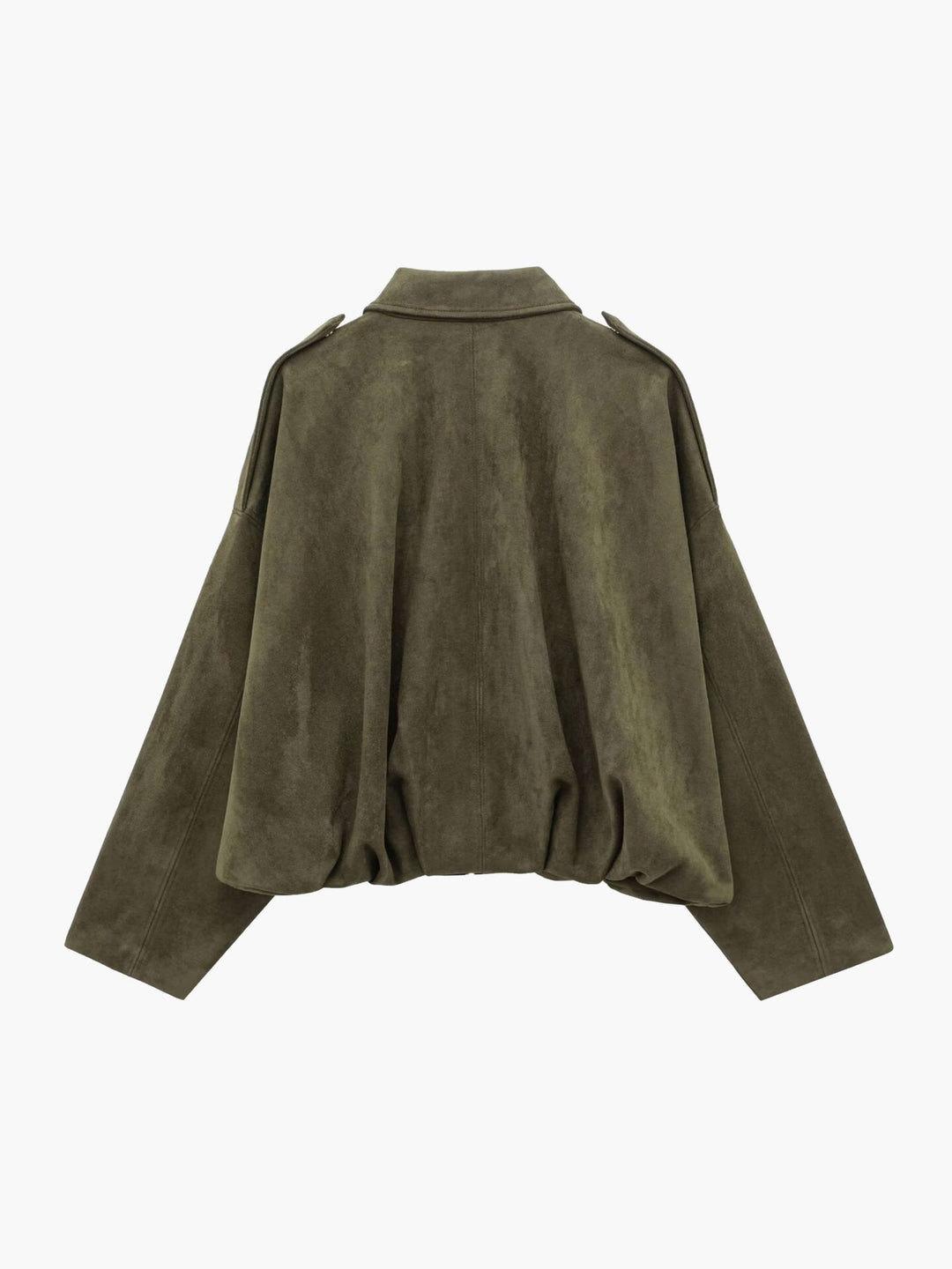 Stilla | Syntetisk Suede Bomberjakke