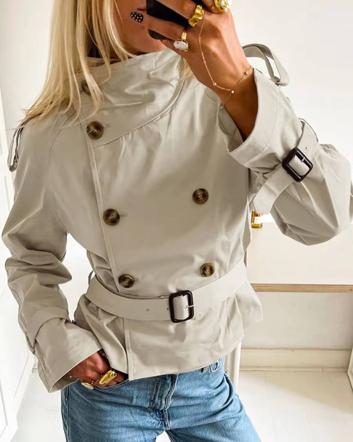 Stilla | Cropped Trenchcoat