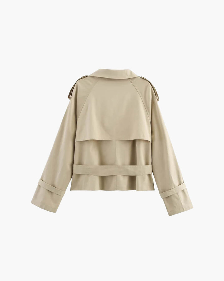 Stilla | Cropped Trenchcoat