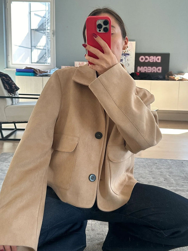 Stilla | Faux Suede Jakke