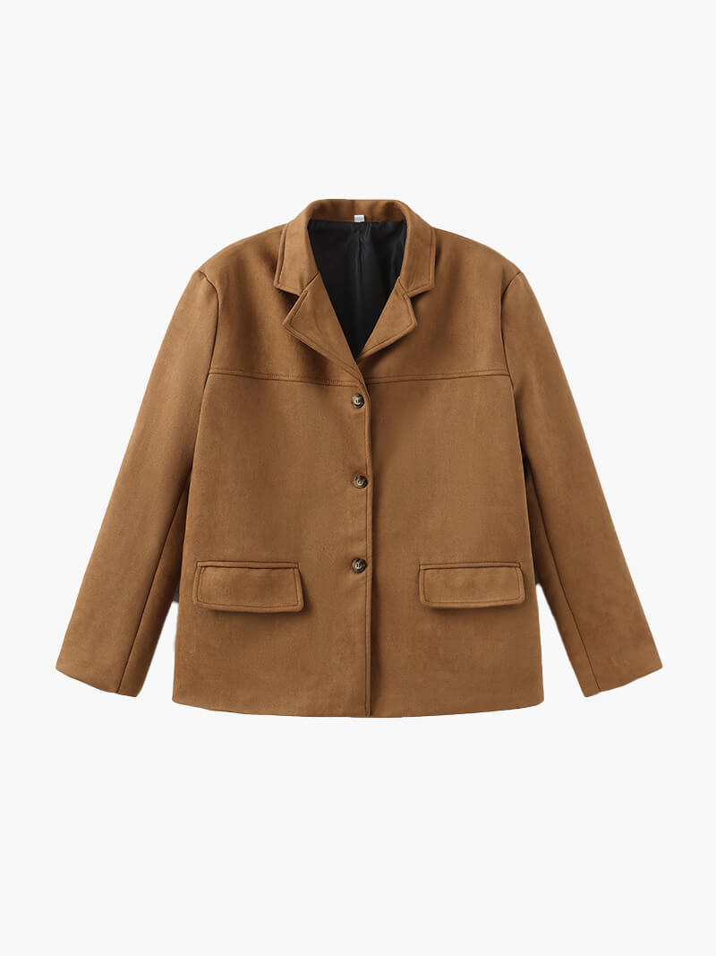 Stilla | Faux-Suede-Blazer