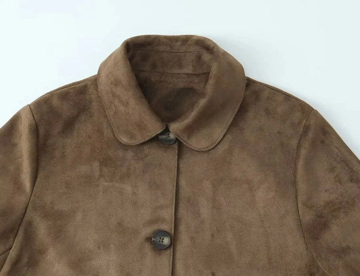 Stilla | Suede Blazerjakke