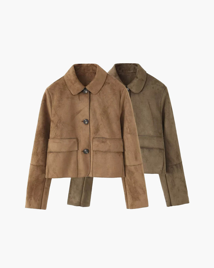 Stilla | Suede Blazerjakke