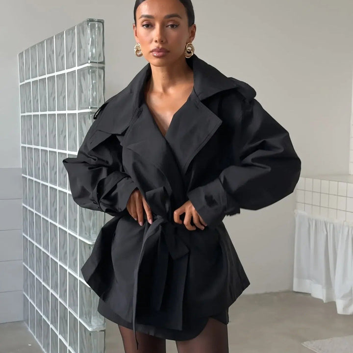 Stilla | Crop Trenchcoat