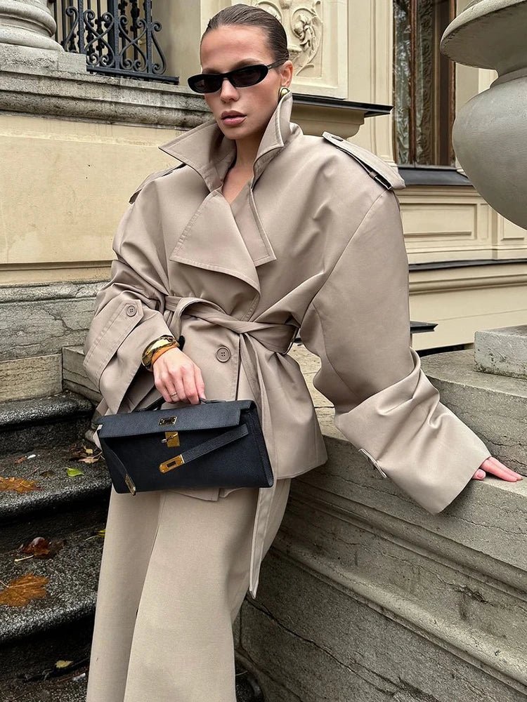 Stilla | Crop Trenchcoat