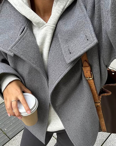 Stilla | Elegant Jakke med Stående Krave