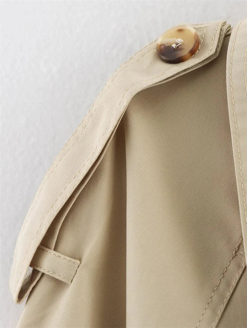Stilla | Cropped Trenchcoat