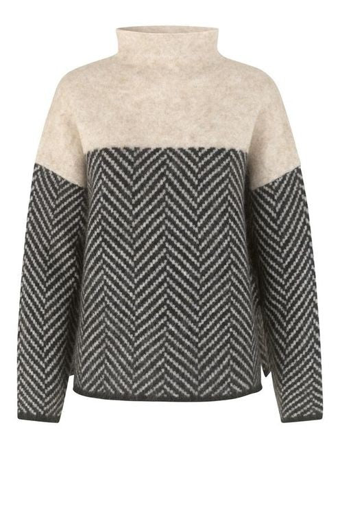 Stilla | Pullover med rullekrave af bomuld