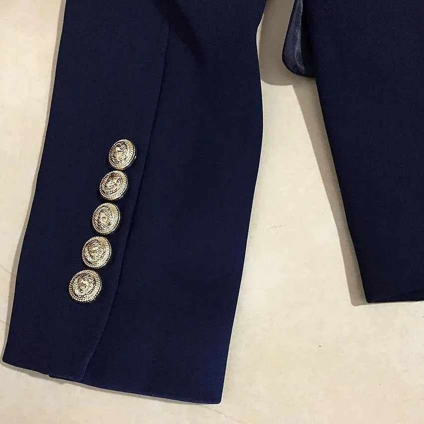 Stilla | Sign It Navy Blå Blazer Kvinder - Fritid - Ensfarvet