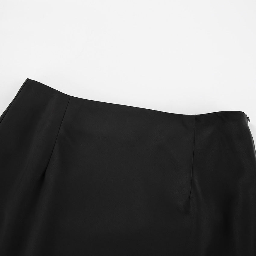 Stilla | Satin Maxiskirt