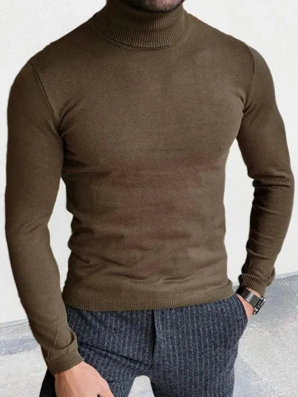 Stilla | Fit Strikketrøje Herre Rullekravepullover