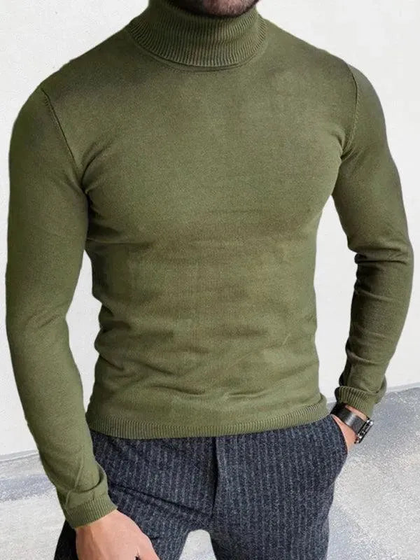 Stilla | Fit Strikketrøje Herre Rullekravepullover