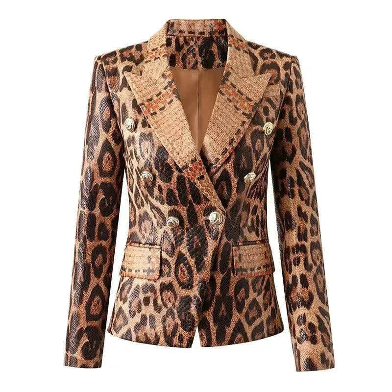 Stilla | Slim Fit Trykt Dame Blazer