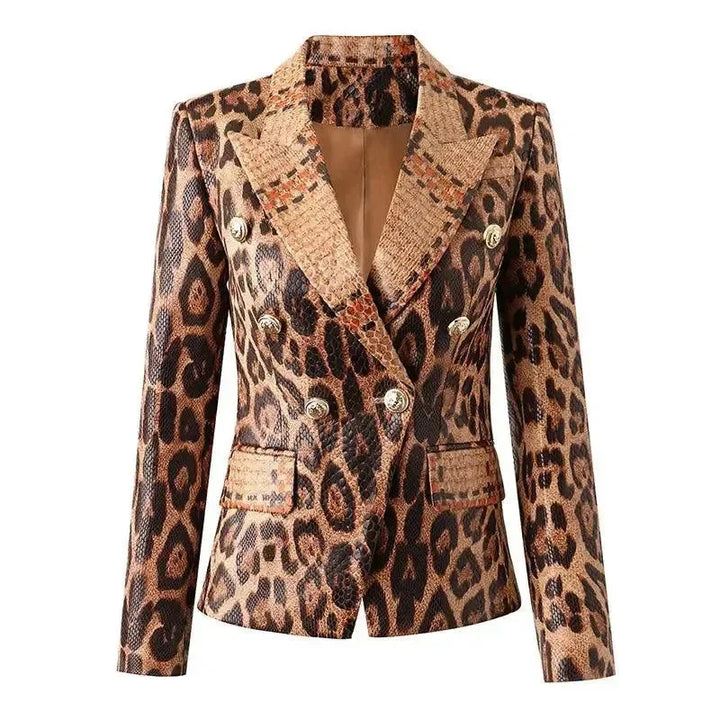 Stilla | Slim Fit Trykt Dame Blazer