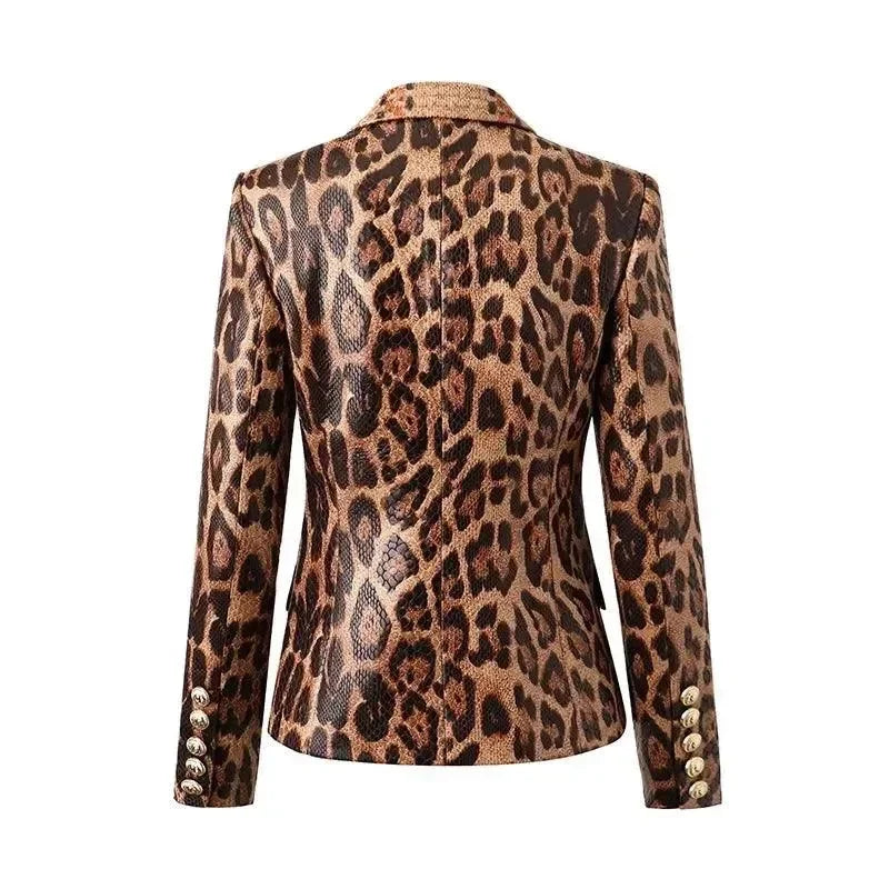 Stilla | Slim Fit Trykt Dame Blazer