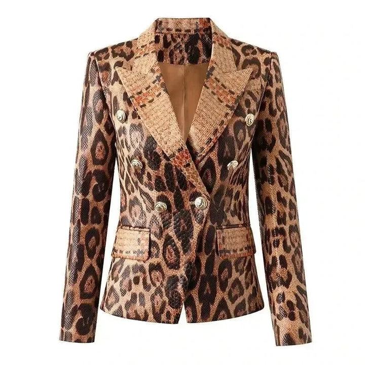Stilla | Slim Fit Trykt Dame Blazer