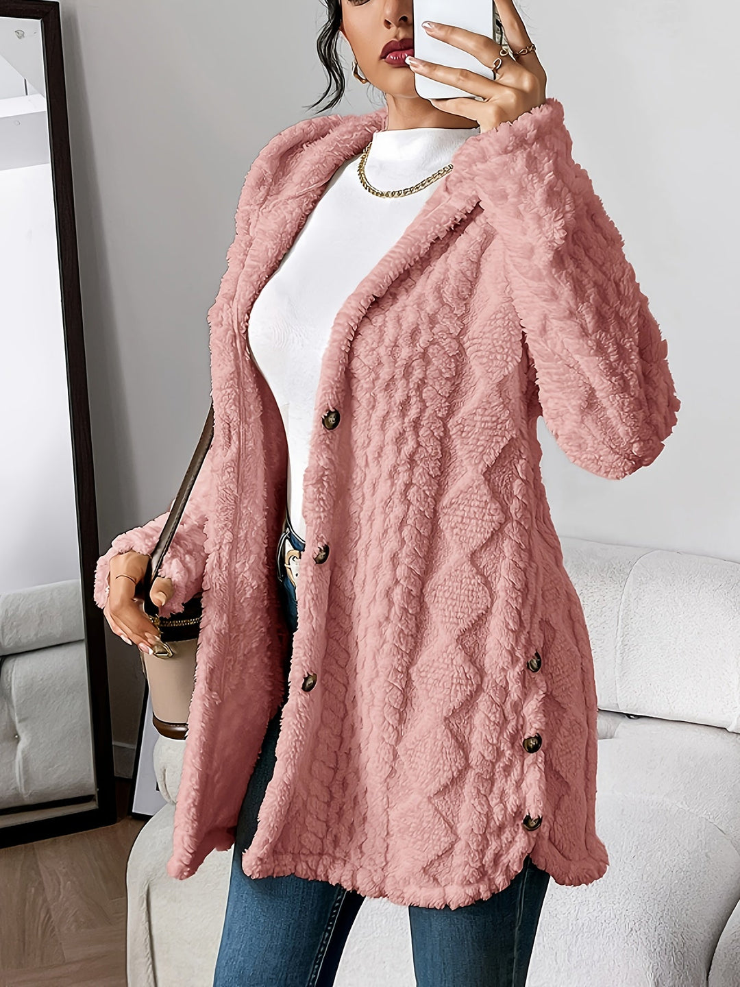 Stilla | Dejlig Teddy-Hoodie-Jakke