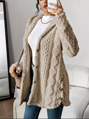Stilla | Dejlig Teddy-Hoodie-Jakke
