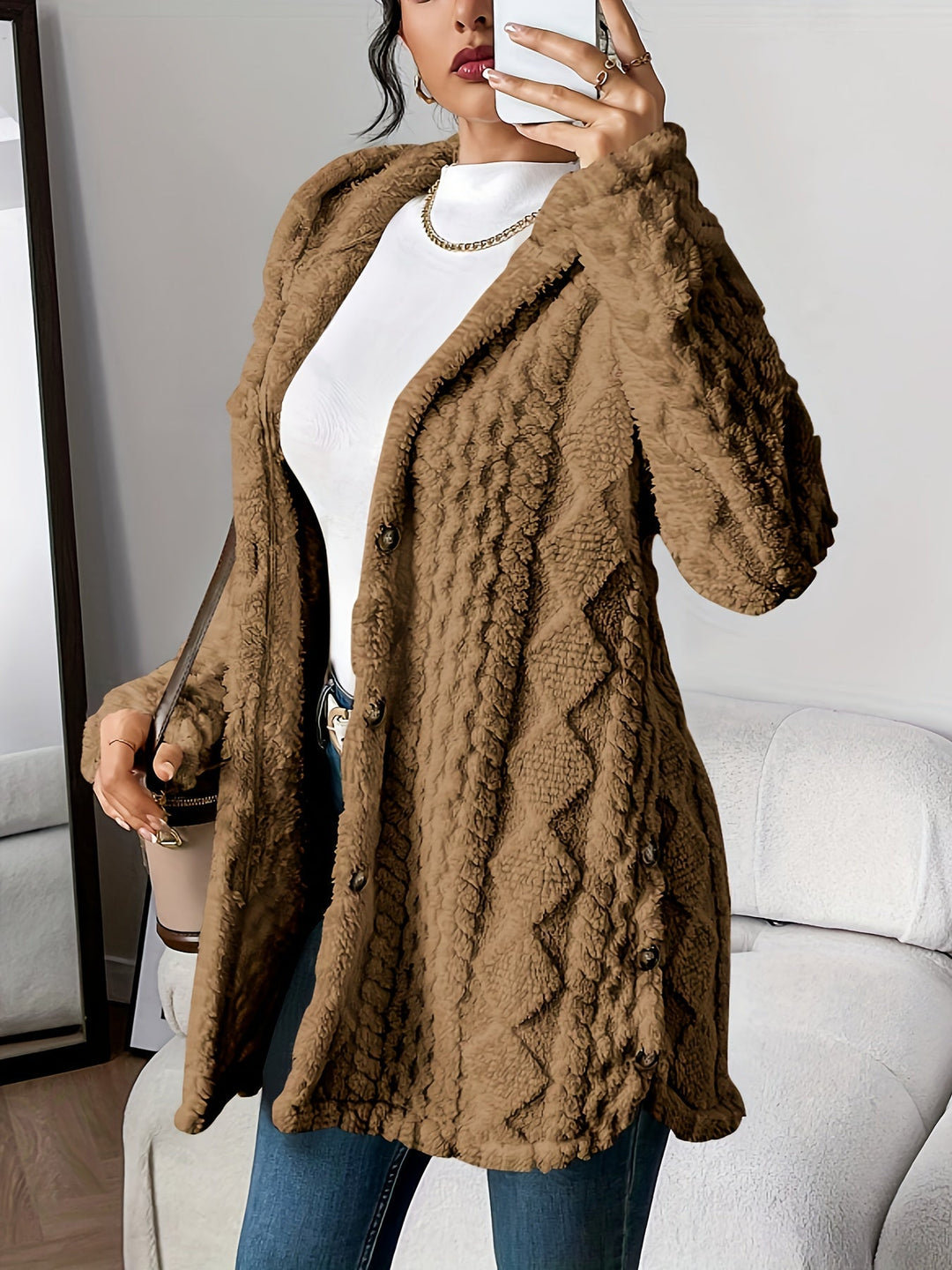 Stilla | Dejlig Teddy-Hoodie-Jakke