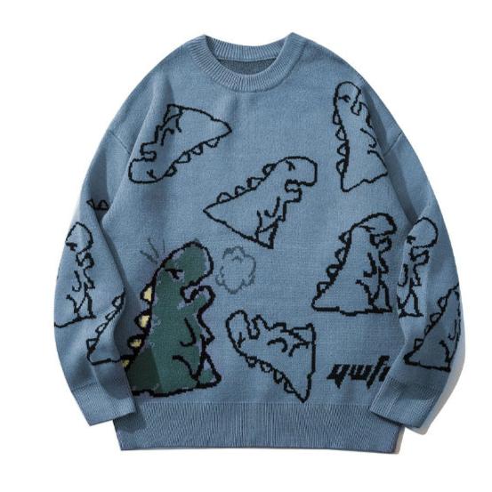 Stilla | Klassisk Dino-print-trøje til damer