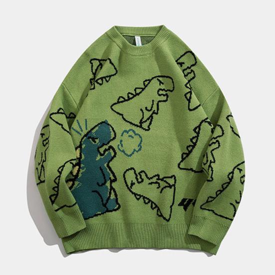 Stilla | Klassisk Dino-print-trøje til damer