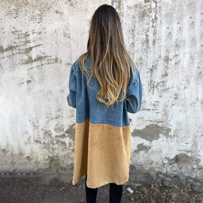 Stilla | Elegant Denim-Trenchcoat