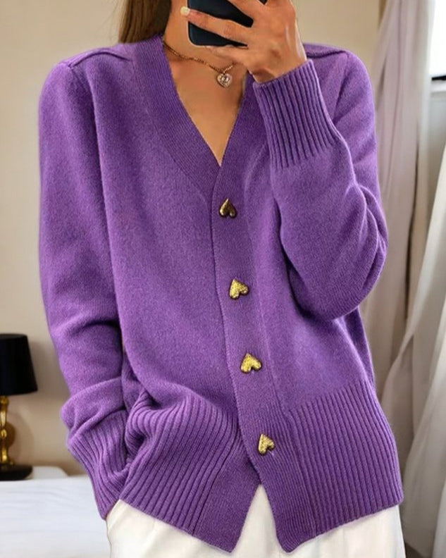 Stilla | Dame Overdimensioneret Strikcardigan