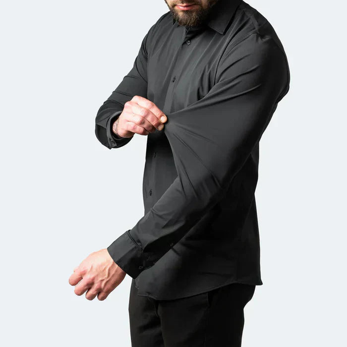 Stilla | Slim Fit Stretchstof Åndbar Krølfri Kjolestil