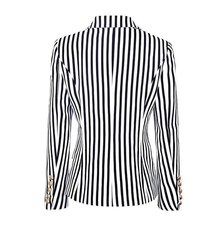 Stilla | Stribet Blazer Damer - Lækkert - Stribet-Pinstripe