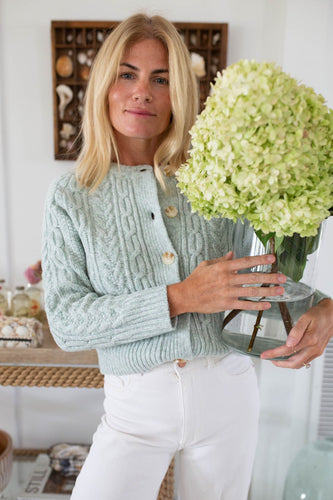 Stilla | Enkel Og Frisk Blå Langærmet Sweater