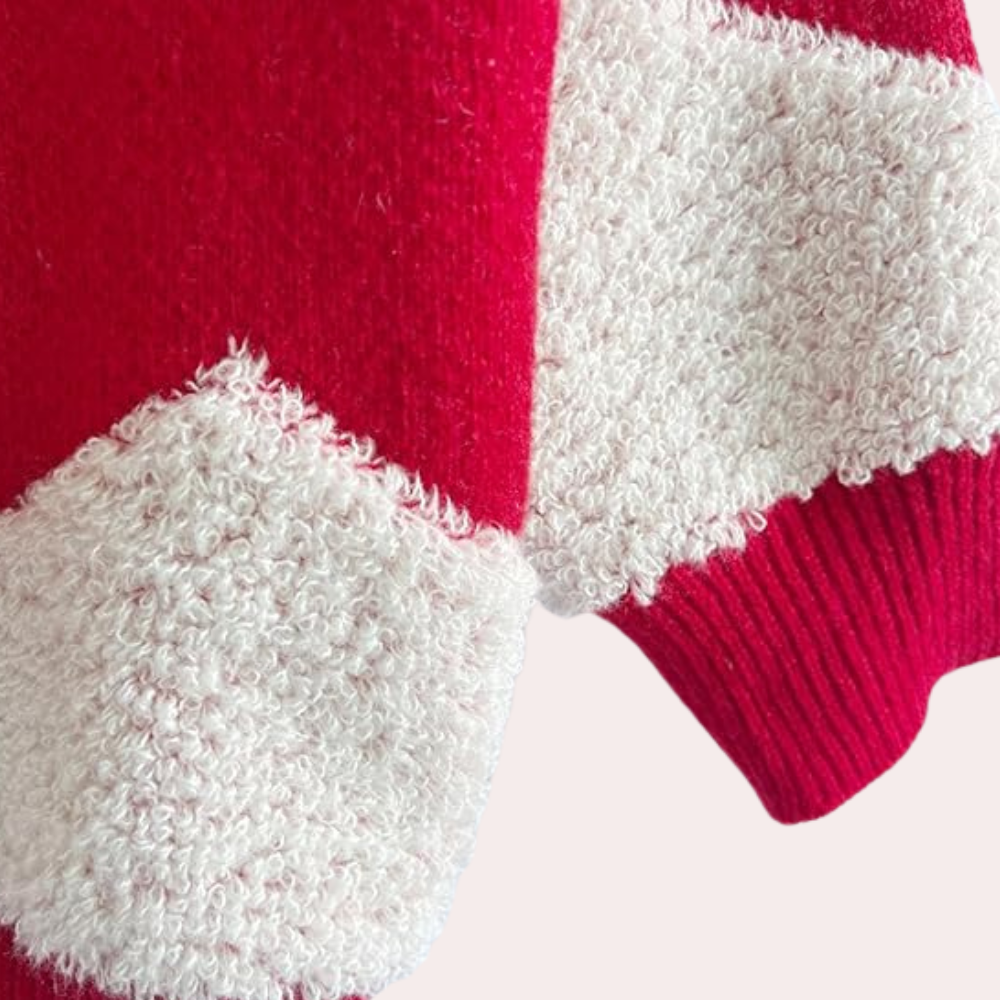 Stilla | Sweater med Juletræsprint til Dame