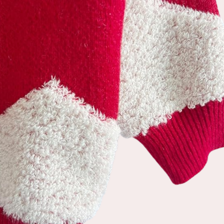 Stilla | Sweater med Juletræsprint til Dame